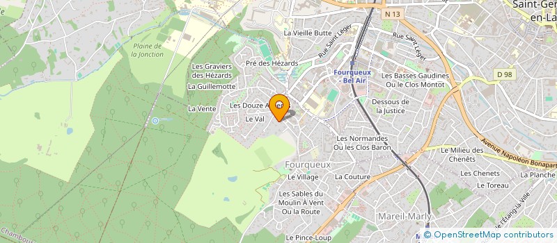 localisation de l'entreprise ORION TECH  SAINT-GERMAIN-EN-LAYE