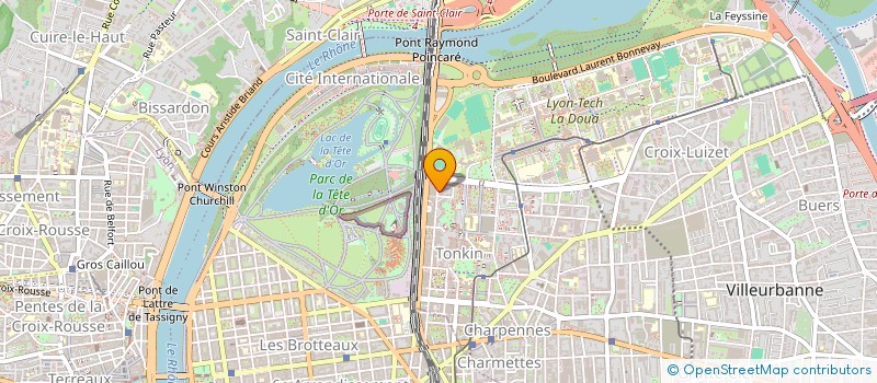 localisation de l'entreprise ORION TRAVAIL TEMPORAIRE à VILLEURBANNE