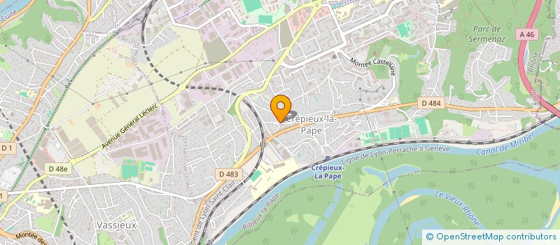 localisation de l'entreprise ORIONISS  RILLIEUX-LA-PAPE