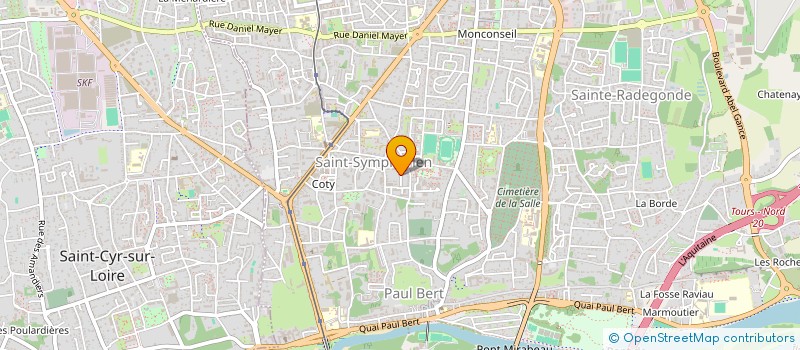 localisation de l'entreprise ORIONS  TOURS