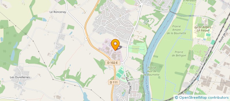 localisation de l'entreprise ORIOZE  BOUCHEMAINE