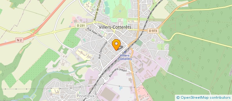 localisation de l'entreprise ORIS à VILLERS-COTTERETS