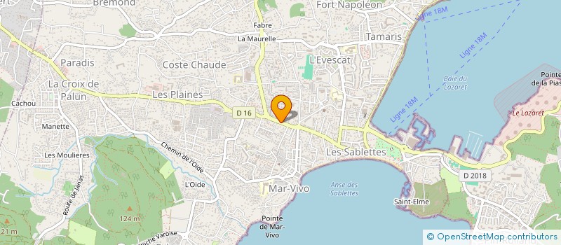 localisation de l'entreprise ORIS à LA SEYNE-SUR-MER