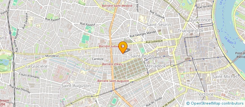 localisation de l'entreprise ORIS  BORDEAUX