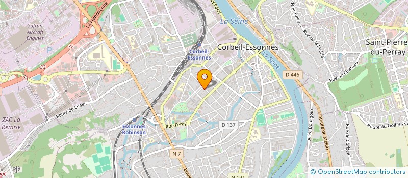 localisation de l'entreprise ORIS CONSULTING à CORBEIL-ESSONNES