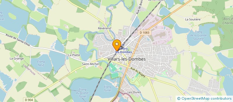 localisation de l'entreprise ORIS LTD  AMBERIEUX-EN-DOMBES