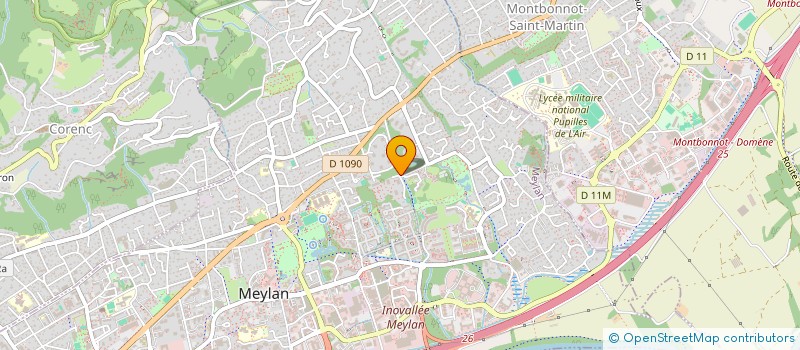 localisation de l'entreprise ORISA  MEYLAN
