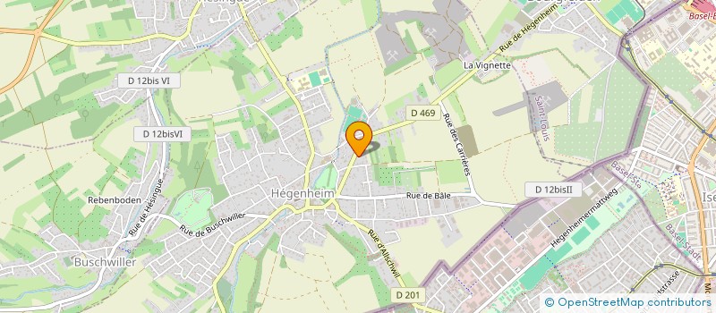 localisation de l'entreprise ORISA (FRANCE) à HEGENHEIM
