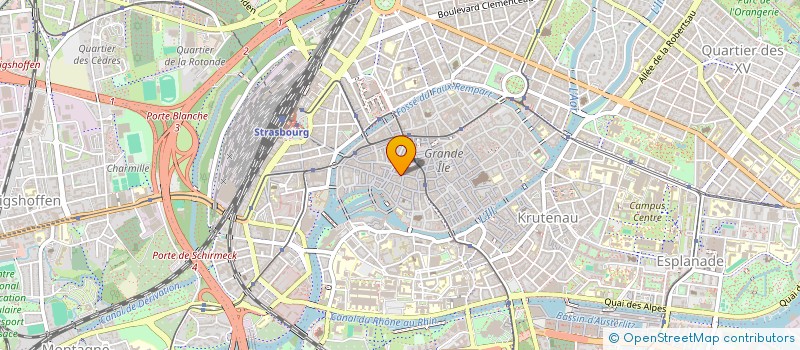 localisation de l'entreprise ORISAE à STRASBOURG