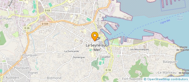 localisation de l'entreprise ORISHA CONSULTING à LA SEYNE-SUR-MER