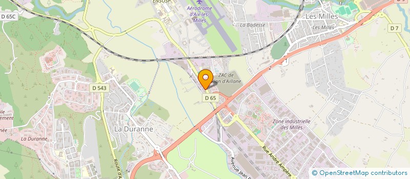localisation de l'entreprise ORISHA DISTRIBUTION à AIX-EN-PROVENCE