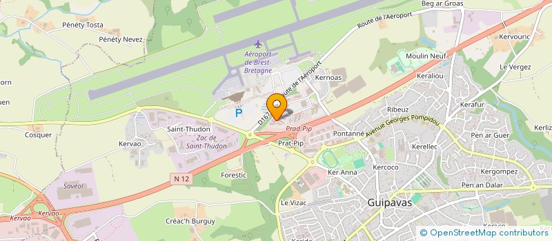 localisation de l'entreprise ORISHA TRANSACTION  GUIPAVAS