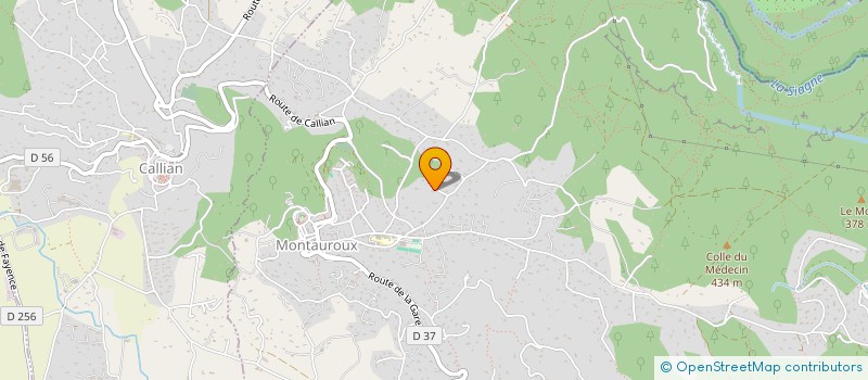 localisation de l'entreprise ORISON  MONTAUROUX