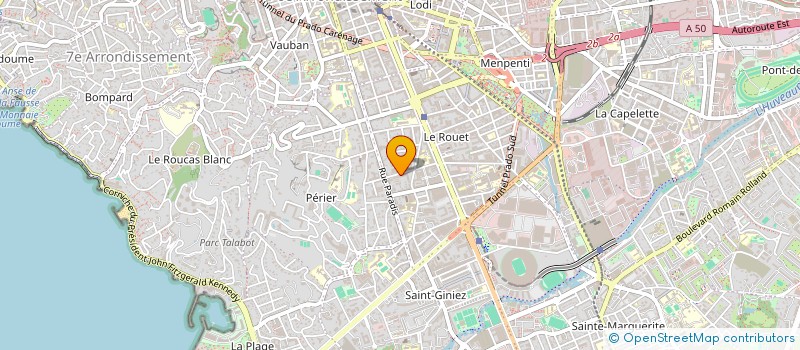 localisation de l'entreprise ORISONS ASSURANCES à MARSEILLE