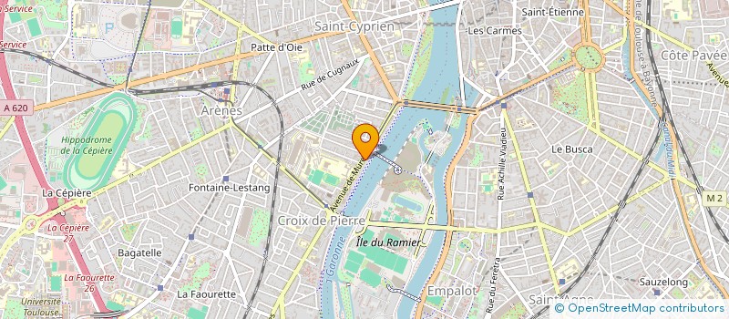 localisation de l'entreprise ORIUS  TOULOUSE