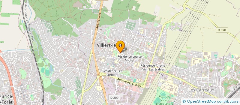 localisation de l'entreprise ORIXAR STUDIOS à VILLIERS-LE-BEL
