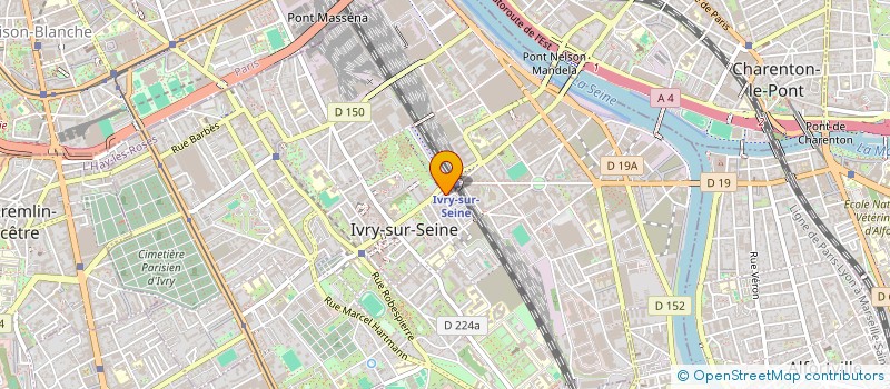 localisation de l'entreprise ORIXAS CONSULT à IVRY-SUR-SEINE