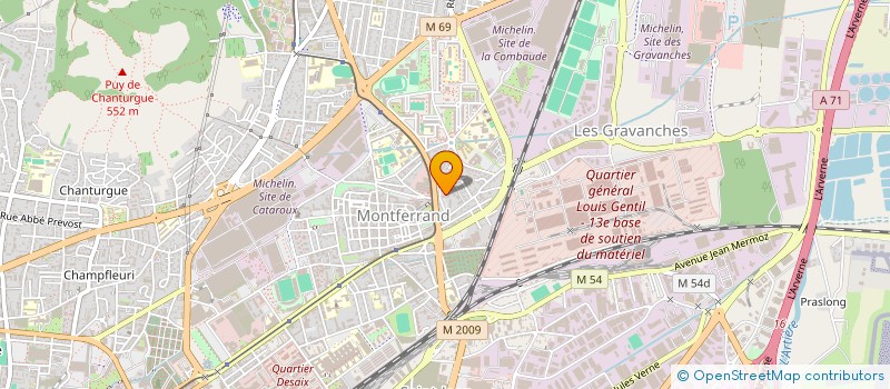 localisation de l'entreprise ORIZIA  CLERMONT-FERRAND