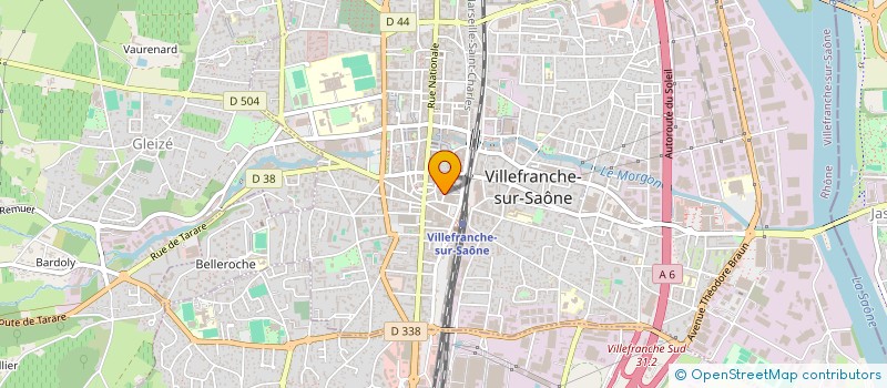 localisation de l'entreprise ORIZON à VILLEFRANCHE-SUR-SAONE