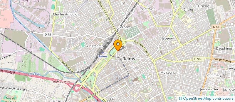 localisation de l'entreprise ORIZON à REIMS