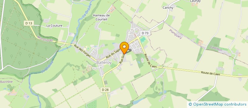 localisation de l'entreprise ORIZON  BALLEROY-SUR-DROME