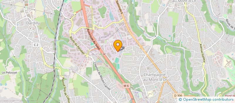 localisation de l'entreprise ORIZON  CHAMPAGNE-AU-MONT-D'OR