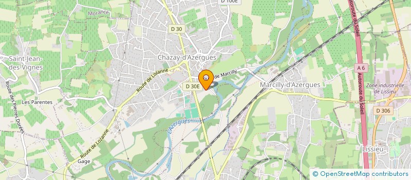 localisation de l'entreprise ORIZON  CHAZAY-D'AZERGUES