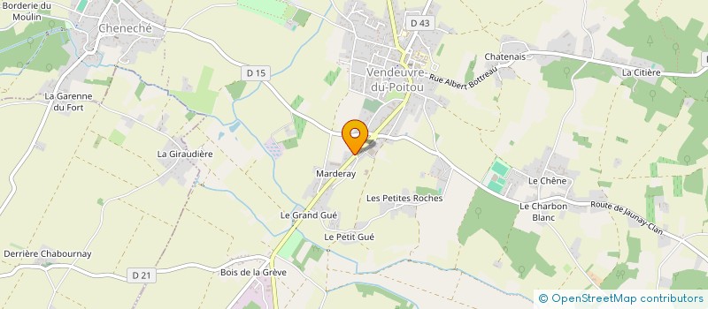 localisation de l'entreprise ORIZON  SAINT-MARTIN-LA-PALLU