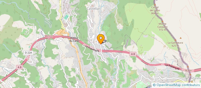 localisation de l'entreprise ORIZON  CASTELLAR