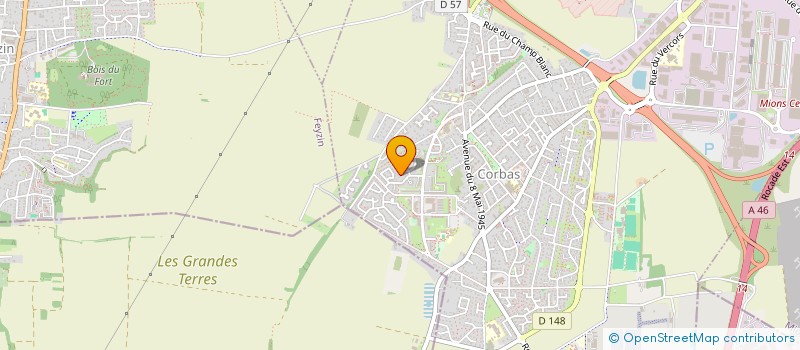 localisation de l'entreprise ORIZON CARE à CORBAS