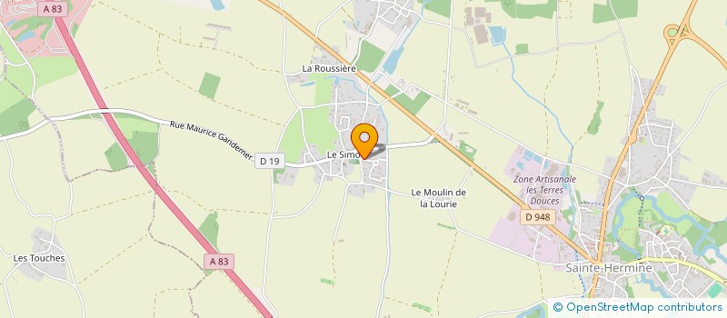 localisation de l'entreprise ORIZON CLE  SAINT-JEAN-D'HERMINE