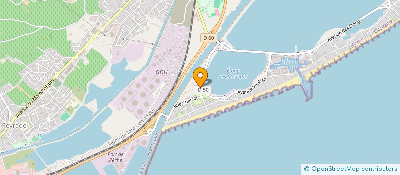 localisation de l'entreprise ORIZON CLUB BILLARD à FRONTIGNAN