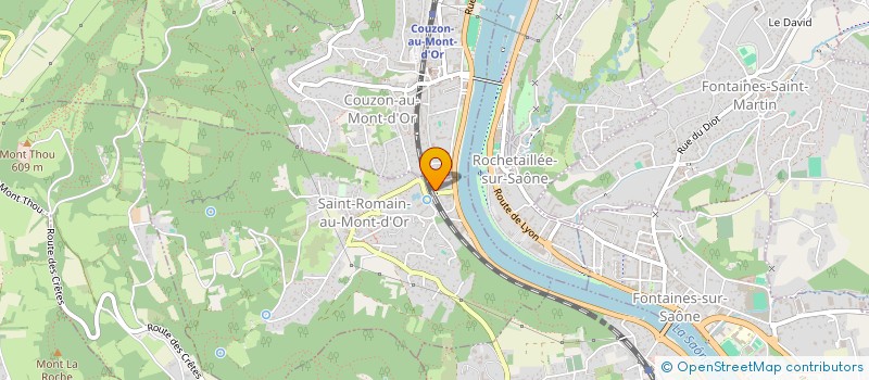 localisation de l'entreprise ORIZON PATRIMOINE  SAINT-ROMAIN-AU-MONT-D'OR