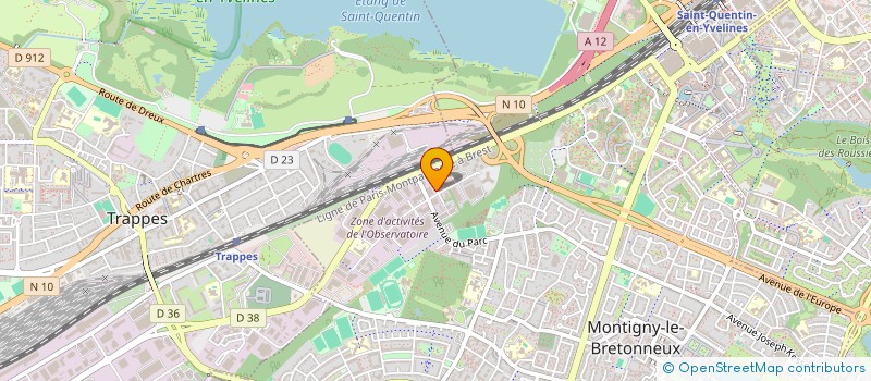 localisation de l'entreprise ORIZON78 à MONTIGNY-LE-BRETONNEUX