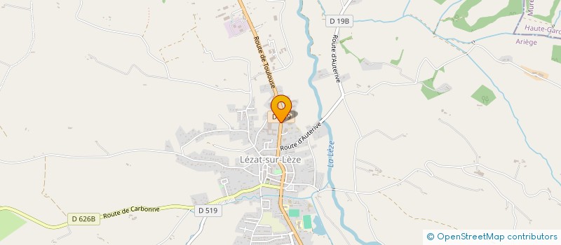 localisation de l'entreprise ORIZONA à LEZAT-SUR-LEZE