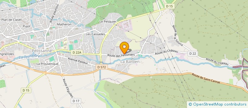 localisation de l'entreprise ORIZONE  LA BARBEN