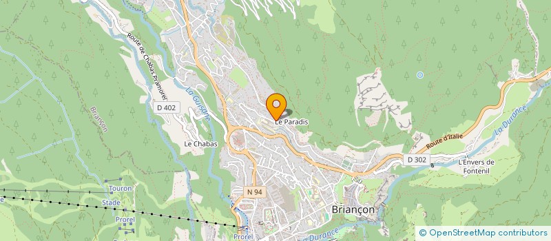 localisation de l'entreprise ORIZZONTE  BRIANCON