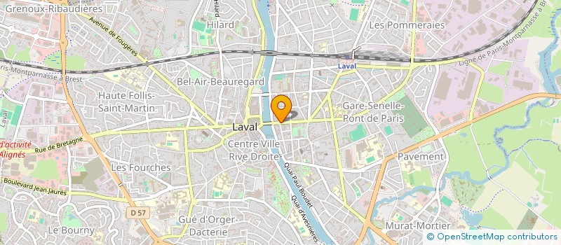 localisation de l'entreprise ORJA à LAVAL