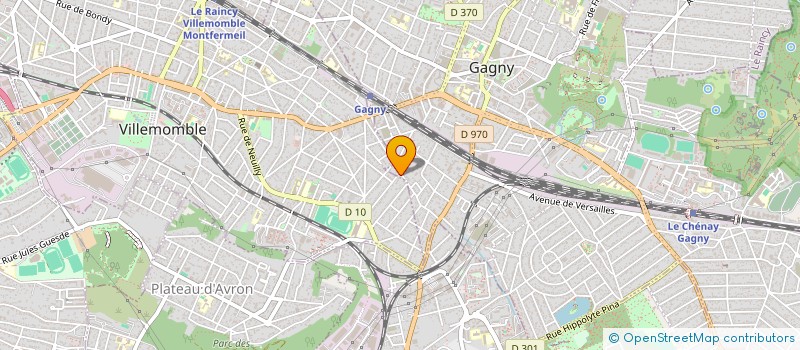 localisation de l'entreprise ORJILI à GAGNY