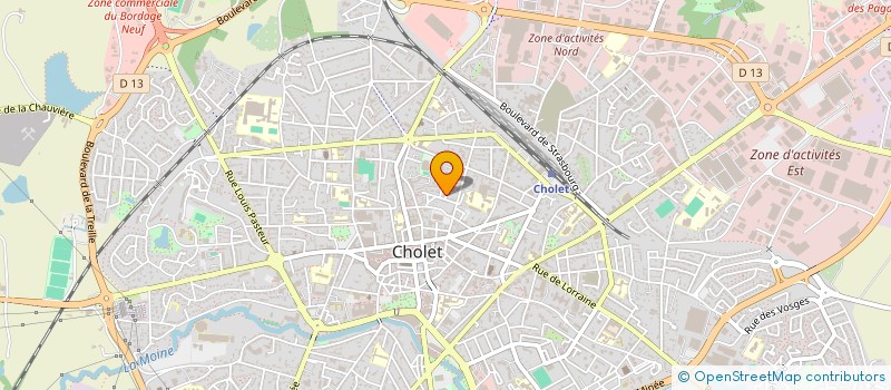 localisation de l'entreprise ORK-S à CHOLET