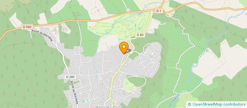 localisation de l'entreprise ORKA  NANS-LES-PINS