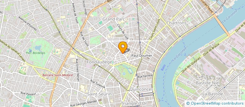 localisation de l'entreprise ORKA à BORDEAUX