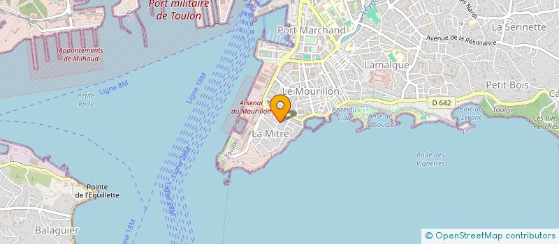 localisation de l'entreprise ORKA  TOULON