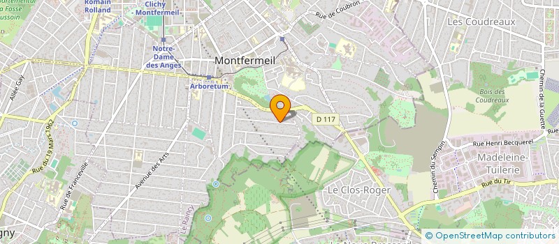 localisation de l'entreprise ORKA à MONTFERMEIL
