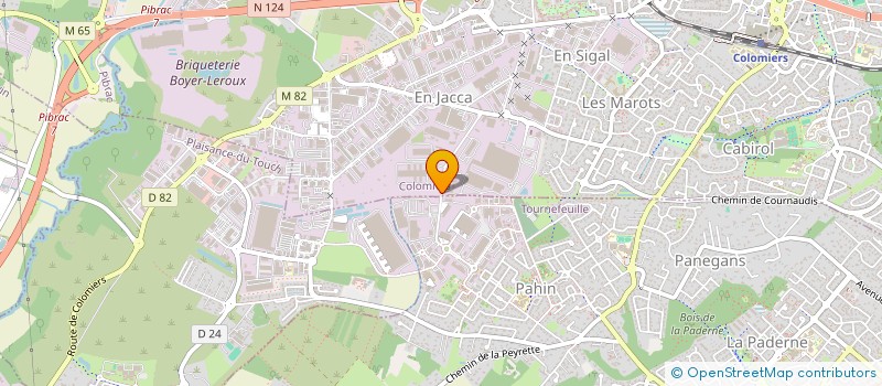 localisation de l'entreprise ORKA à COLOMIERS