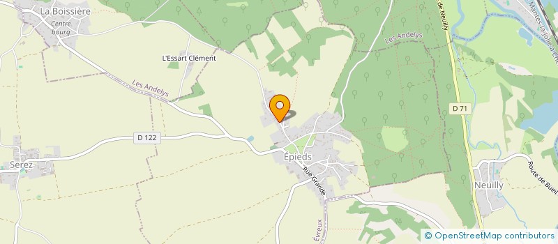 localisation de l'entreprise ORKA  EPIEDS