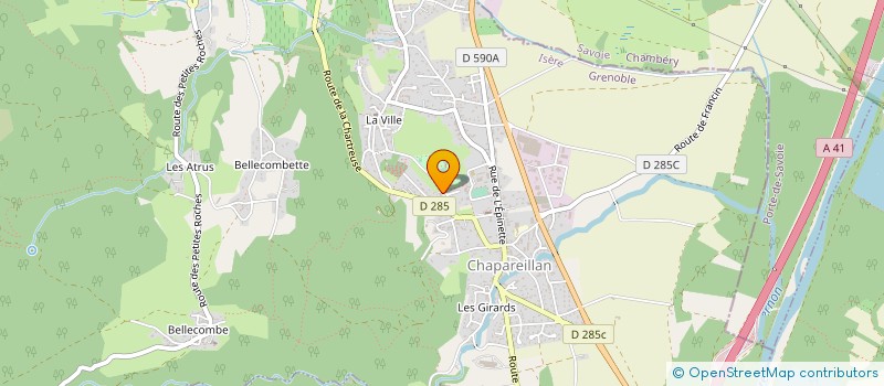 localisation de l'entreprise ORKADIS  PORTE-DE-SAVOIE