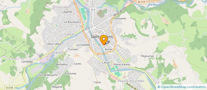 localisation de l'entreprise ORKALIS à SAINT-GIRONS
