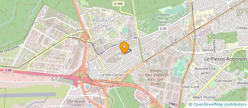 localisation de l'entreprise ORKAN à CLAMART