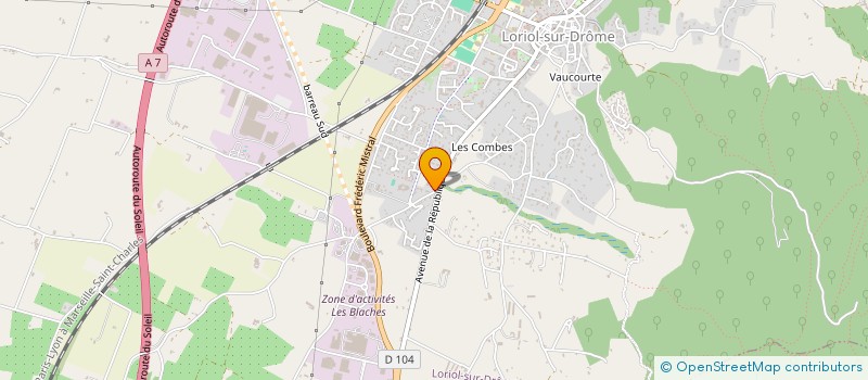 localisation de l'entreprise ORKANE  LORIOL-SUR-DROME